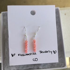 Handmade ❤️ Coral Colored Earrings